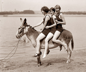 girls-riding-donkey